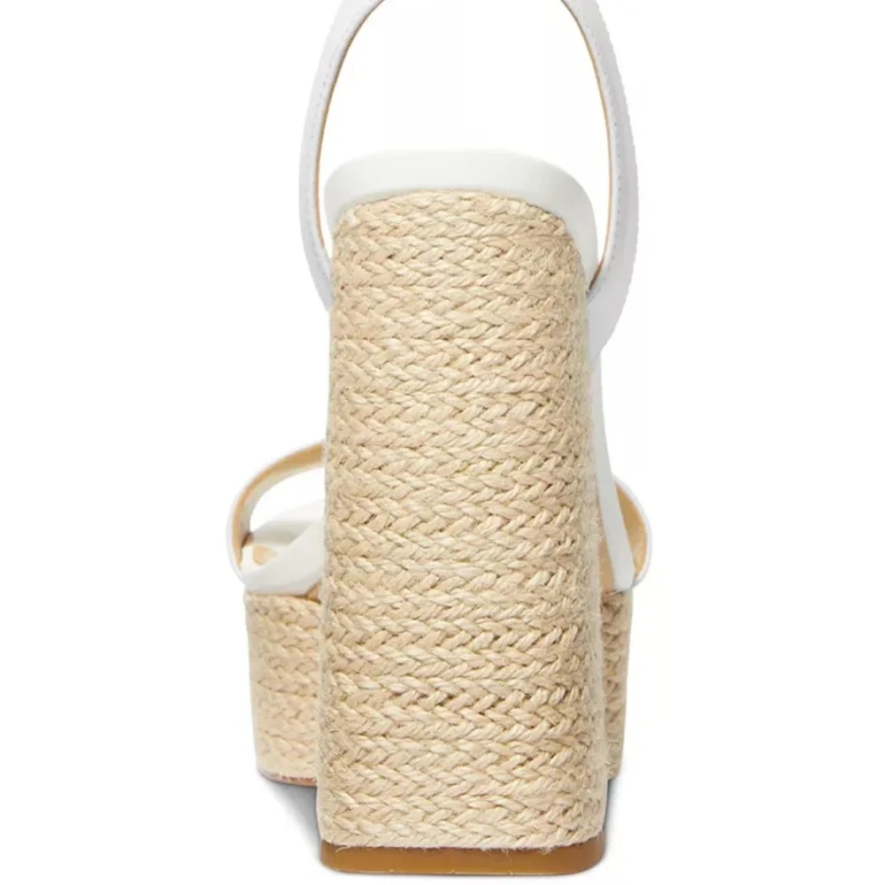 Only worn once! Michael Kors Ashton Espadrille High Heel Platform Sandals - Picture 9 of 14